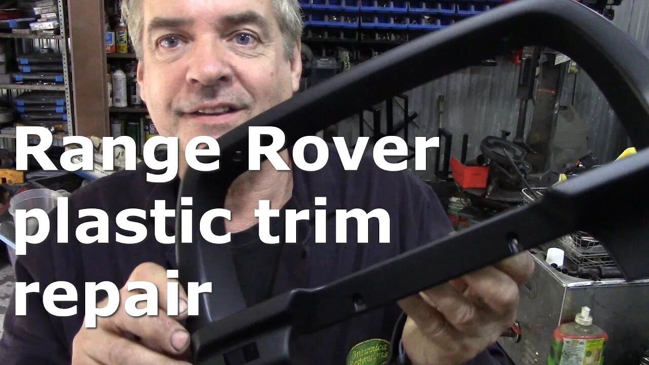 Range Rover instrument plastic binnacle cover repair