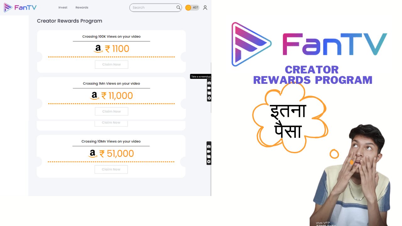 Fan tv creator program // how to earn money on fan tv // what is fan tv