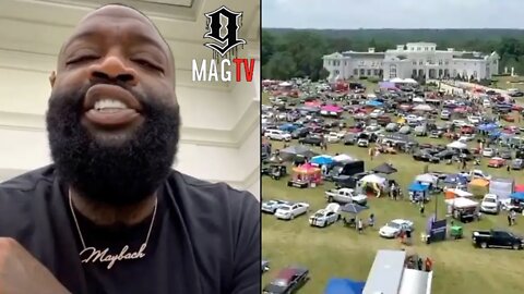 Rick Ross Thanks Everyone Who Participated In His 1st Annual Car Show! 🚘