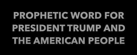 PROPHETIC WORD FOR PRESIDENT TRUMP & THE AMERICAN PEOPLE: REST ON ALL SIDES 1/07/2021