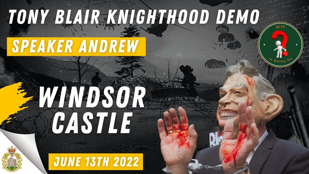 ⁣Speaker Andrew Talks about Tony Blair`s War crimes