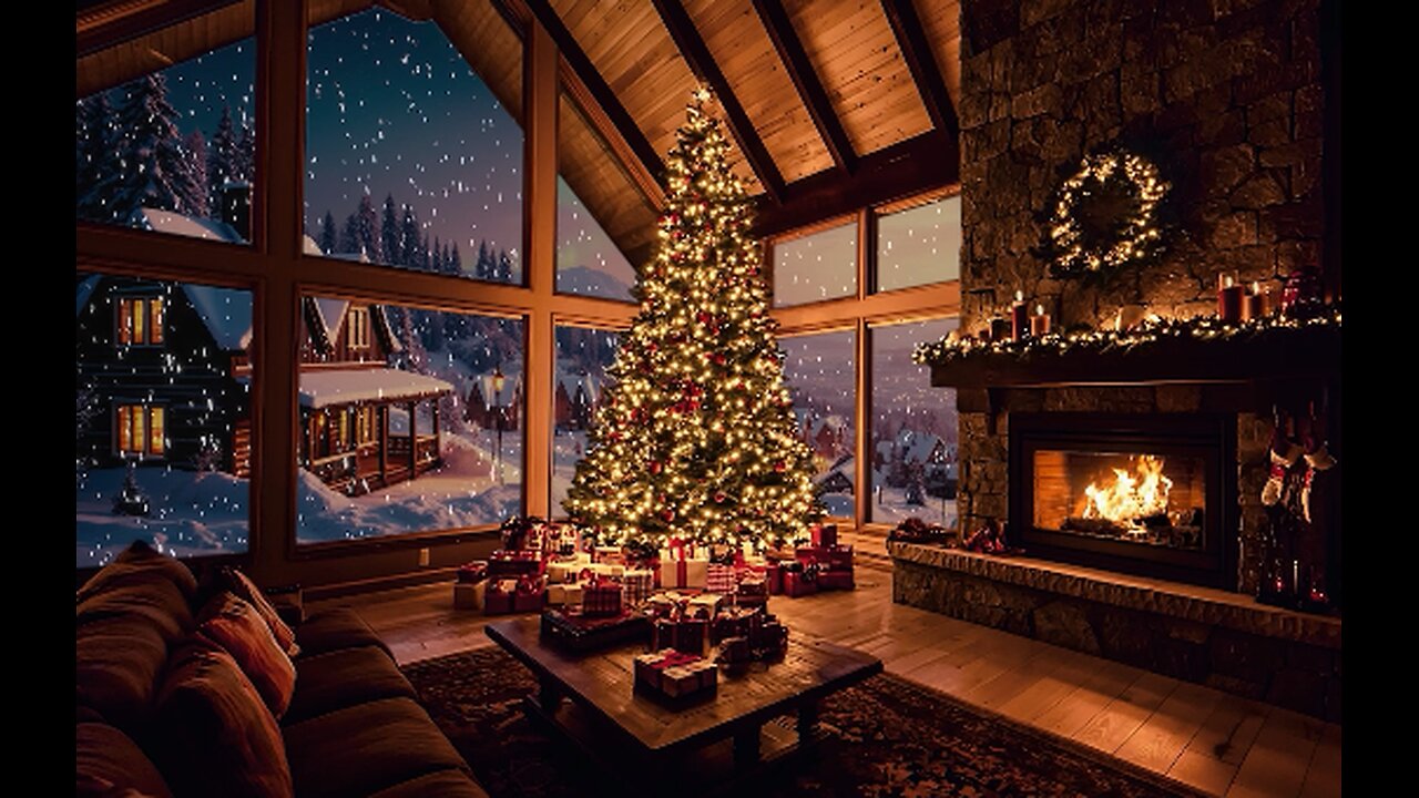 Relaxing Christmas Ambience 🎄 Peaceful Sounds for a Stress-Free Holiday