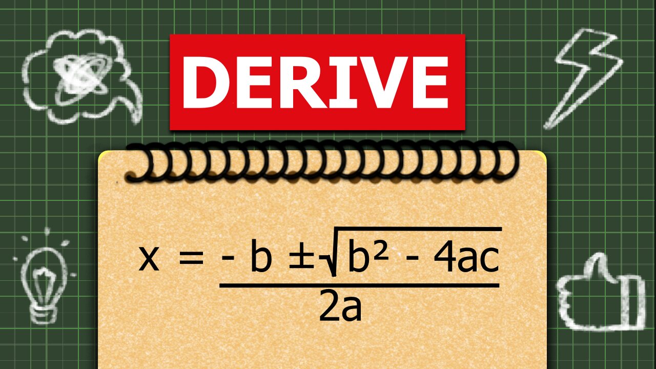 Deriving the quadratic formula