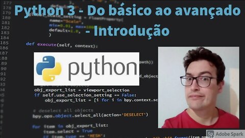 Python 3 - Do básico ao avançado - Introdução