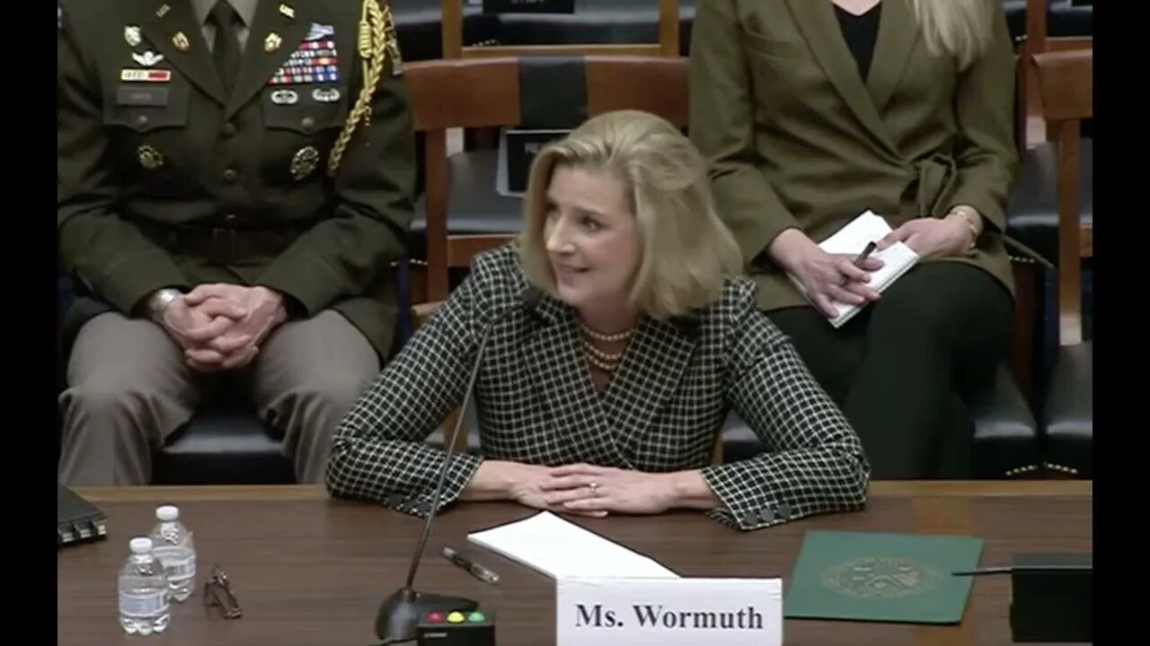 Congressman Johnson questions Secretary Wormuth during a House Armed Services Committee hearing.