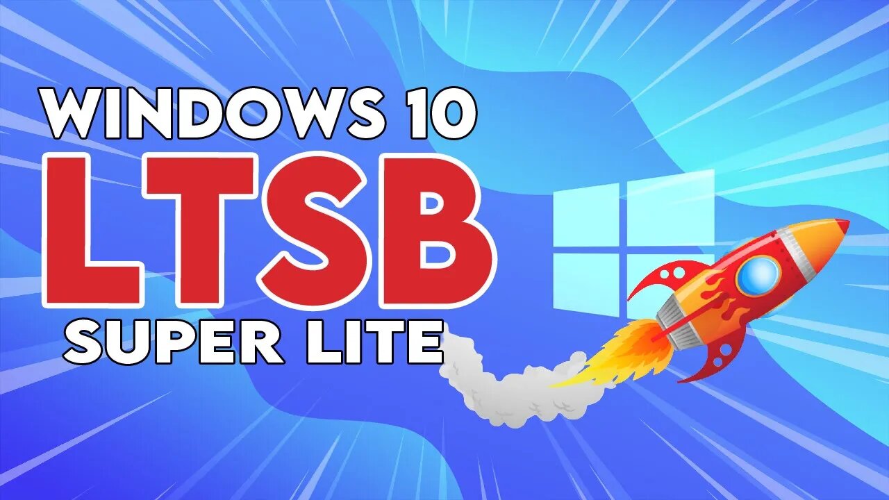 LTSB LITE a melhor versão do Windows 10 - PARA PCS MAIS ANTIGOS OU MAIS FRACOS