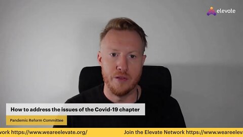 How to address the issues of the Covid-19 chapter?