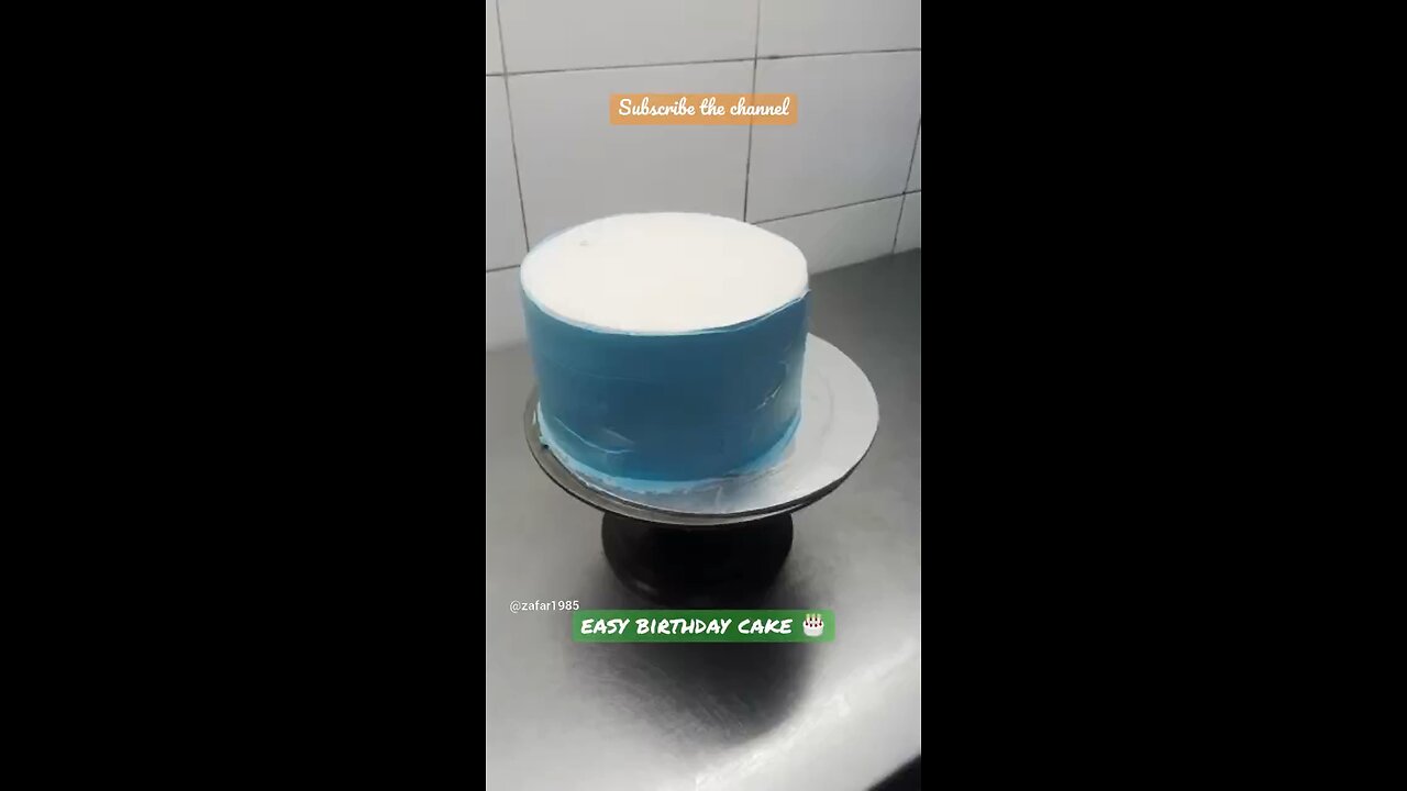 Easy birthday cake 🎂 beautiful cake design