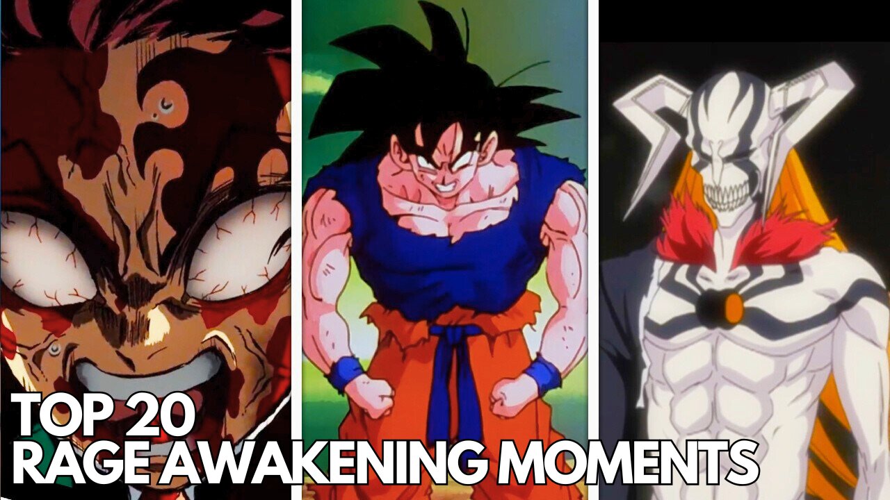 Intense Rage Awakening Moments in Anime (Top 20)