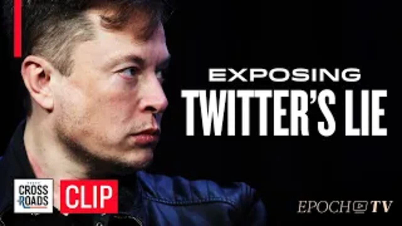 Elon Musk Exposes Twitter’s Fake User Lie | CLIP | Crossroads with Joshua Philipp