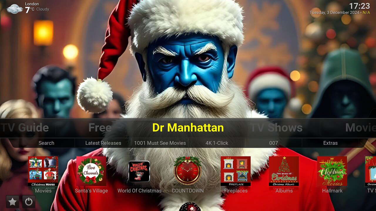 Kodi Build - Dr Manhattan Christmas Edition