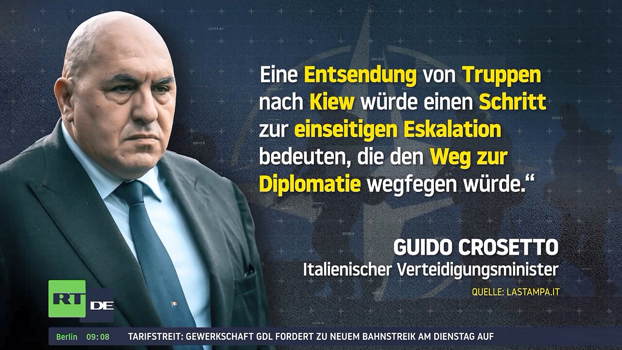 Bodentruppen für die Ukraine: Italien widerspricht Macrons Vorschlag