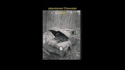 Abandoned Chevrolet truck