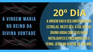 20º Dia | Livro "A Virgem Maria no Reino da Divina Vontade" #litcatolica