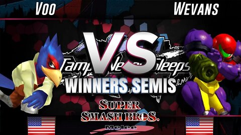 Wevans (Samus) vs. Voo (Falco) - Melee Winners Semi-Finals - TNS 8
