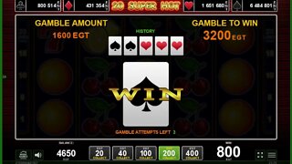 20 SUPER HOT CARDS GAMBLE EGT