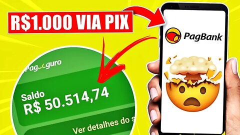 [VAZOU] Ganhe R$1000 Via Pix Sem Esforço e Já Pode Sacar Na Mesma Hora (Ganhar Dinheiro Online)