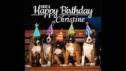 HAPPY BIRTHDAY CHRISTINE