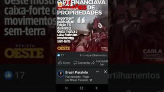 Urgente: PT financiava invasões de propriedade, segundo a revista Oeste