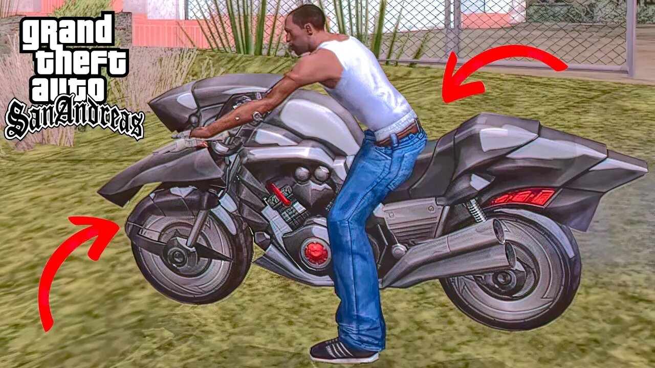 Secret Big Super Bike Location in GTA San Andreas (Cheat Code)