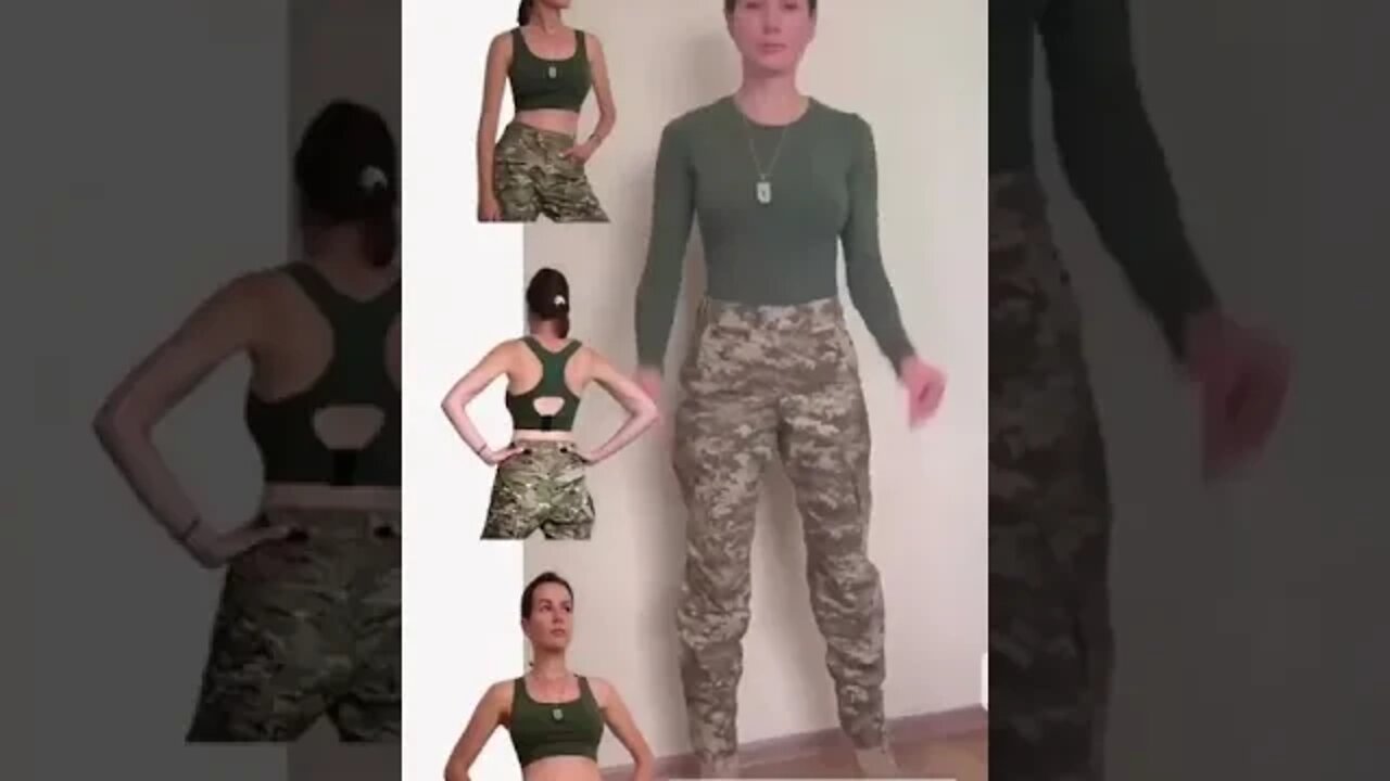Ukraine is preparing to mobilize women The video shows elements of the female form