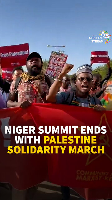 NIGER SUMMIT ENDS WITH PALESTINE SOLIDARITY MARCH
