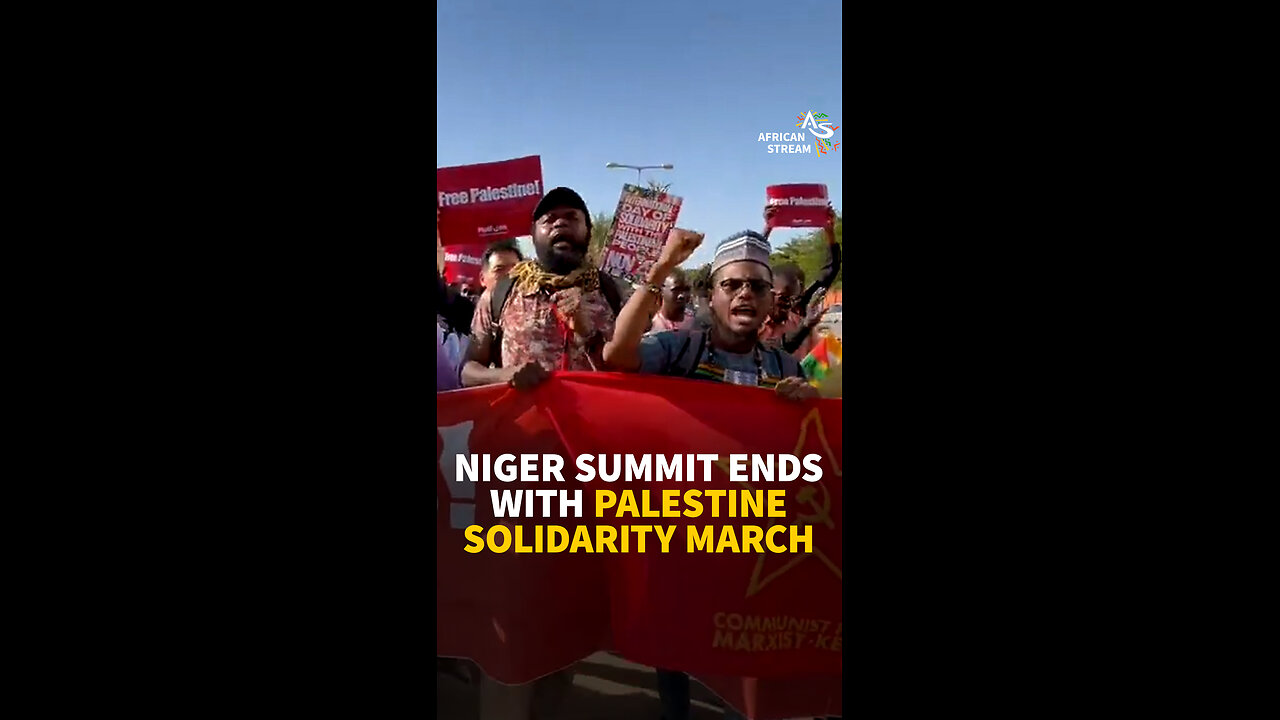 NIGER SUMMIT ENDS WITH PALESTINE SOLIDARITY MARCH