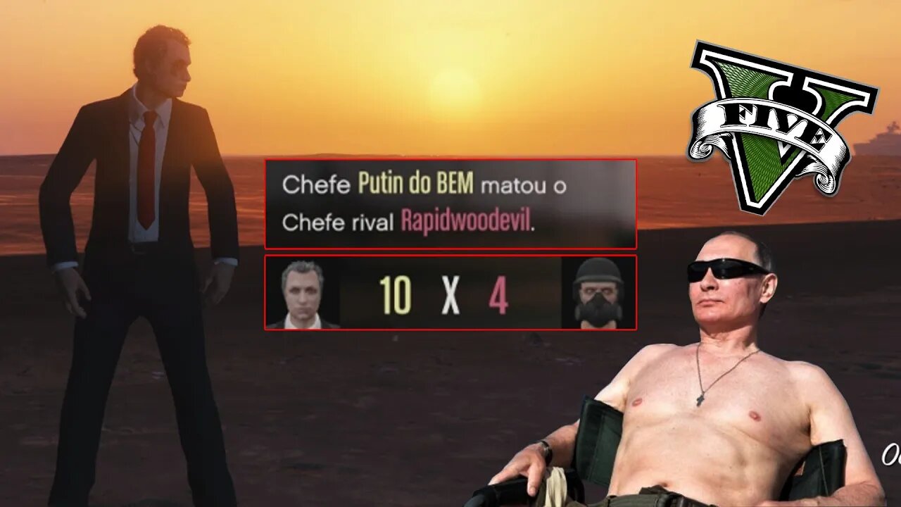 X1 NA PRAIA CONTRA TRYHARD DE COMANDO HATER - PUTIN APROVEITOU O SOL DE LOS SANTOS!