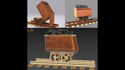 Mine Trolley 3d model