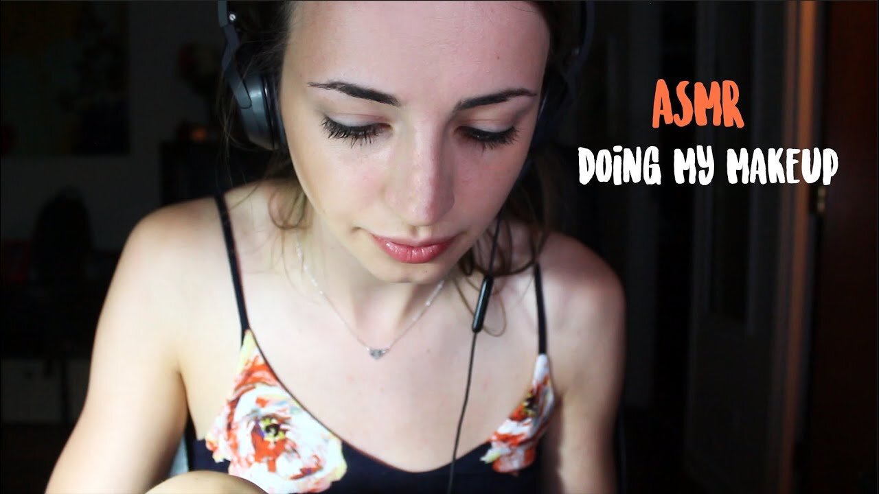 ASMR - Doing My Makeup...At Night *Soft Spoken*