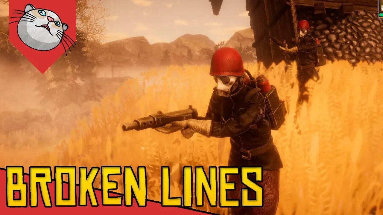 JOGO MILITAR TÁTICO EM TEMPO REAL - Broken Lines [Conhecendo o Jogo Gameplay Português PT-BR]