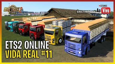 🔴 LIVE - ETS2 VIDA REAL ONLINE #11 QUAL SERA NOSSO PROXIMO CAMINHAO DA EMPRESA