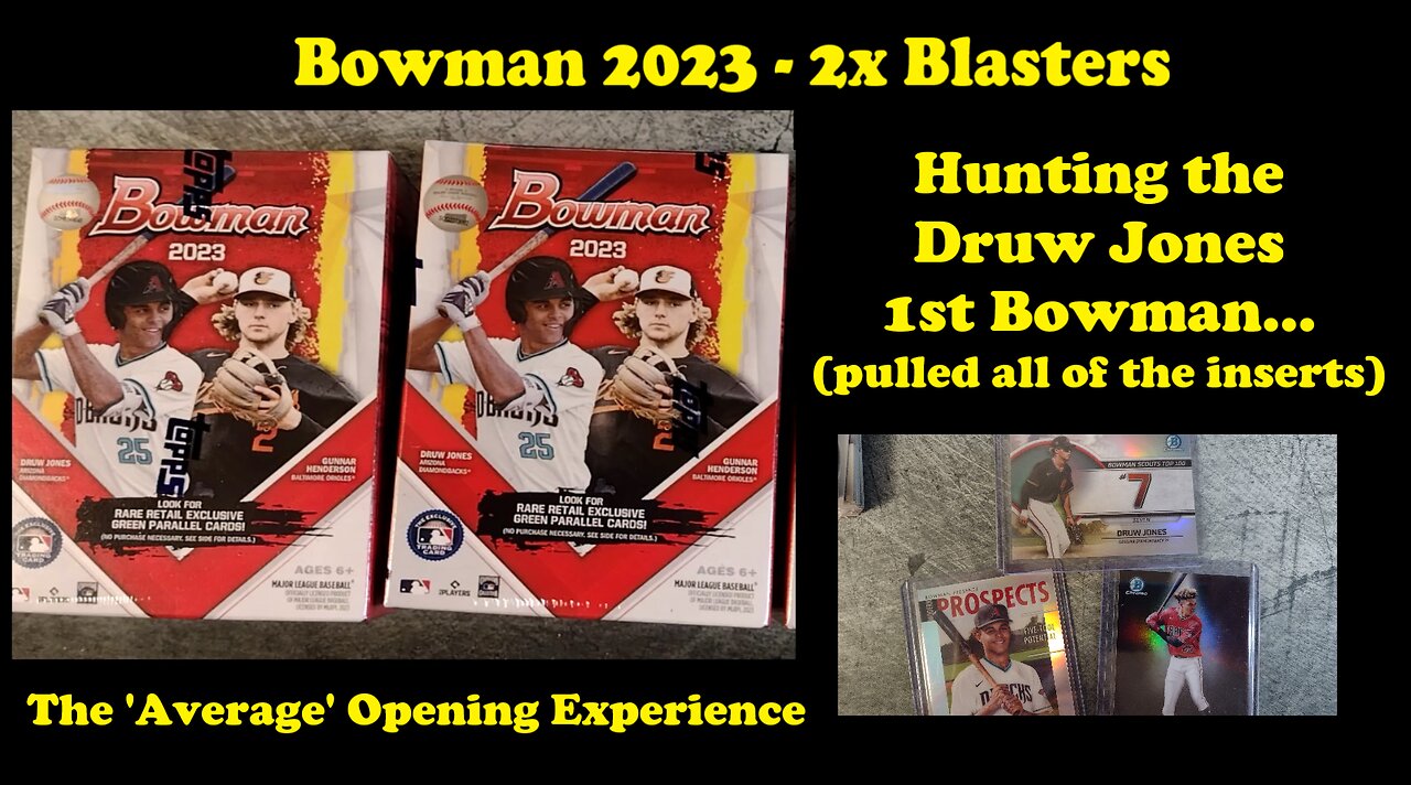 Bowman - Chasing Druw Jones #sportscards