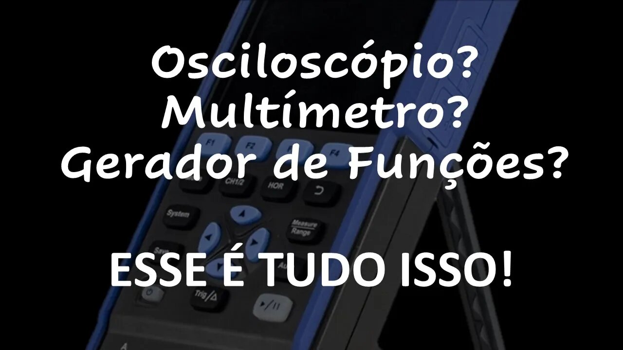 A melhor opção em osciloscópio portátil - OWON HDS272S