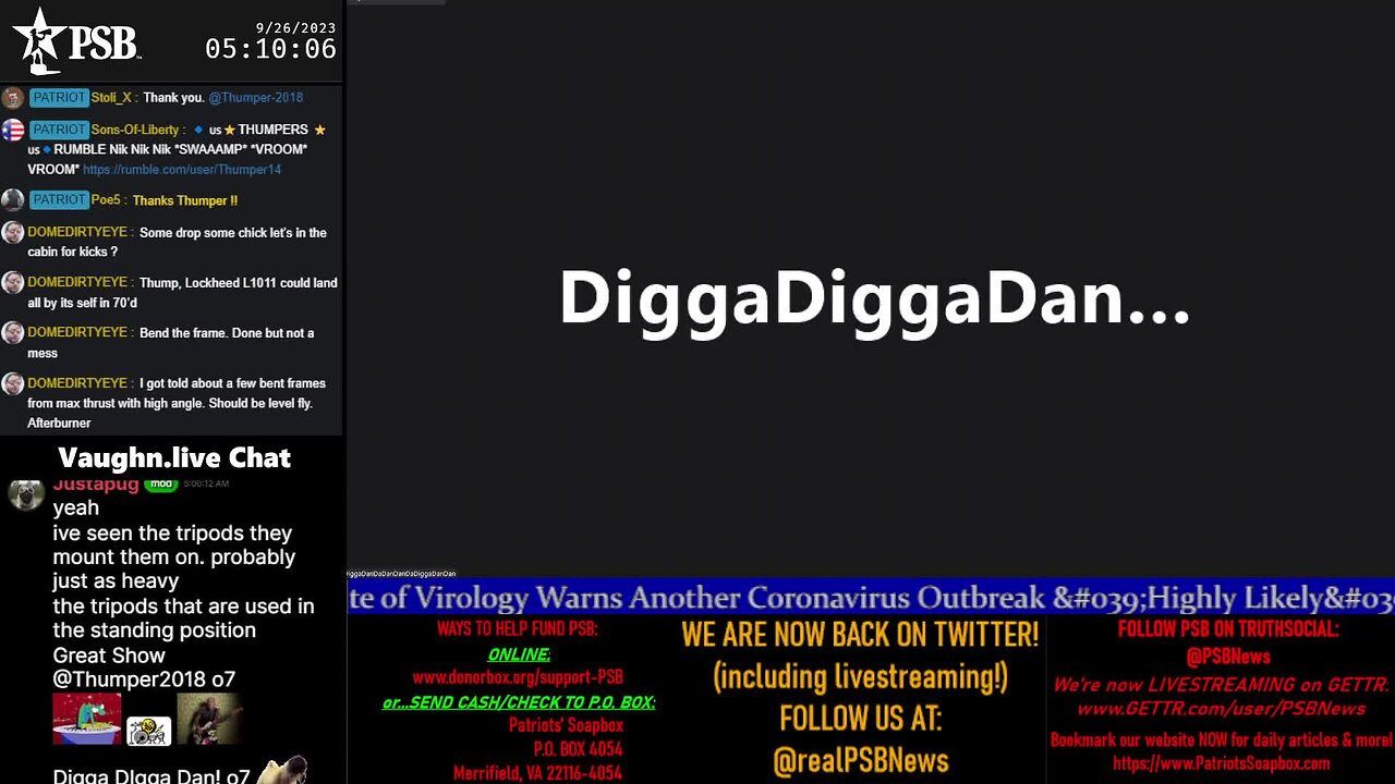 2023-09-26 05:02 EDT - The DiggaDiggaDan Show