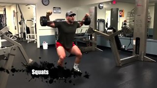 Weighted Lunges with Squats