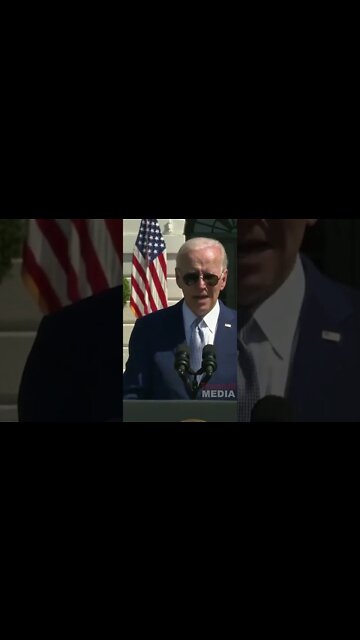 Joe Biden coughs his way through speech at the White House #shorts