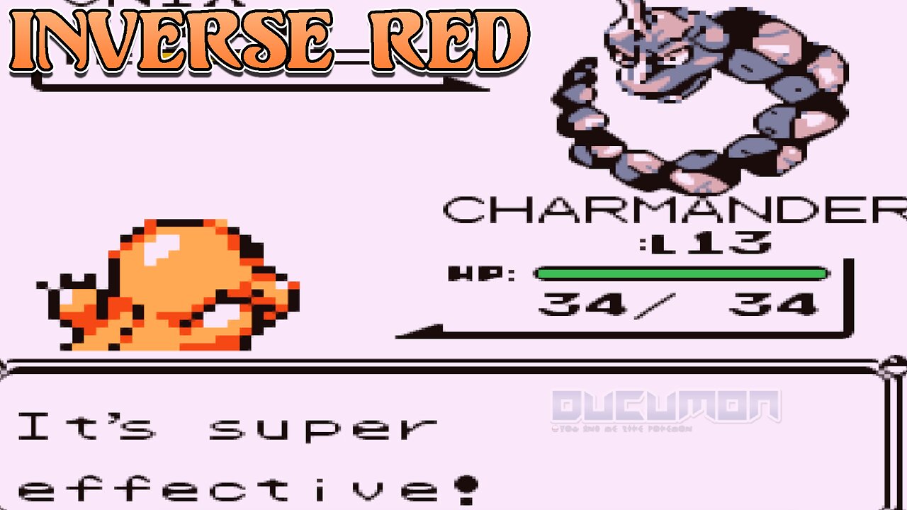 Pokemon Inverse Red - Nuzlocke, Inverse Battle Hack ROM for Pokemon Red