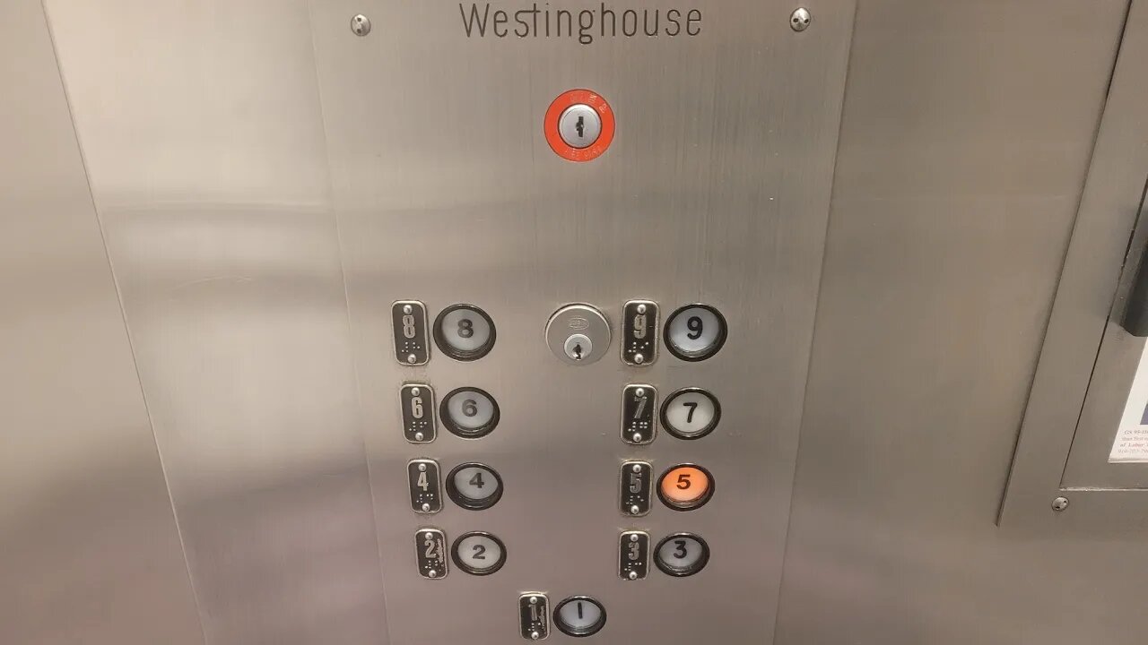 1980 Westinghouse AE Traction Elevators at 301 North Elm Street (Greensboro, NC)