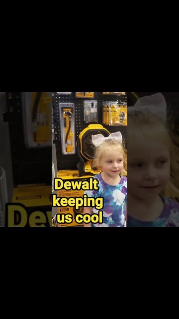Dewalt it's how to stay cool in the work shop #short