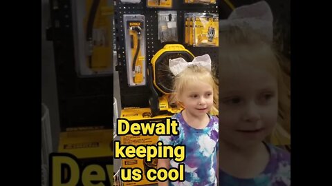 Dewalt it's how to stay cool in the work shop #short