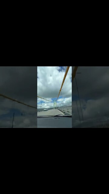 Timelapse drive over a bridge