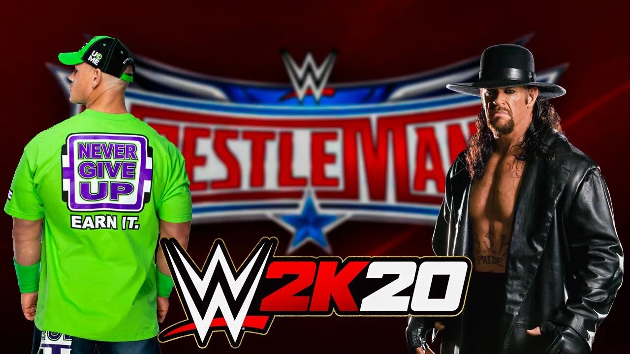 John Cena Vs. Undertaker - WrestleMania 32! - WWE 2K20 Gameplay - PC