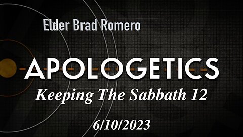 Keeping the Sabbath 12