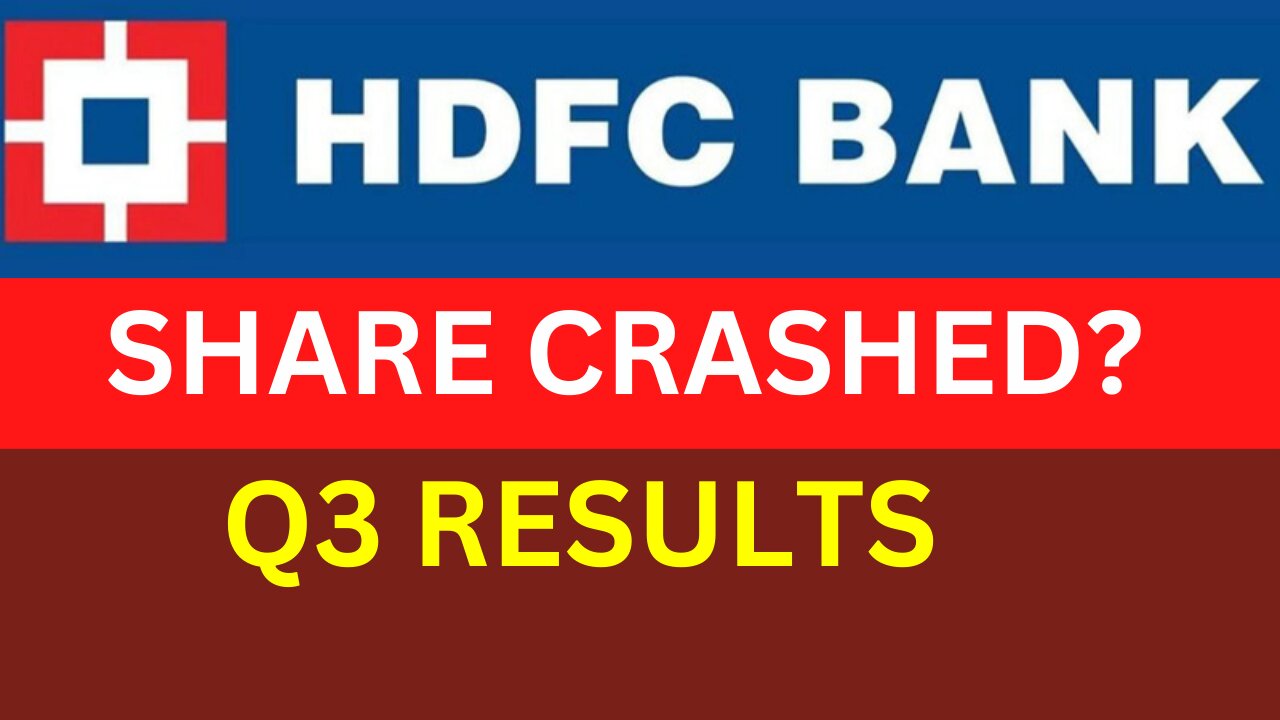 HDFC Share CRASH | HDFC Bank Share Latest News Today