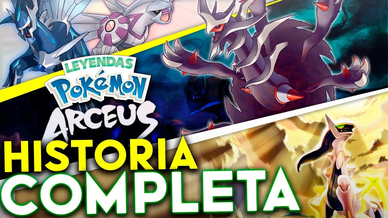 🧐 EL ORIGEN DE SINNOH | HISTORIA COMPLETA LEYENDAS POKÉMON ARCEUS 2021