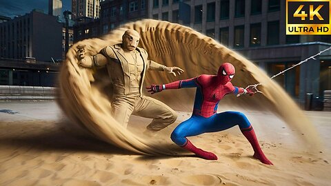 The Ultimate Spider-Man vs. Sandman Fight Scene in 4K