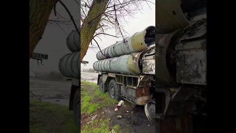 Destroyed Ukrainian former Soviet S-300 missile system in Ukraine️!