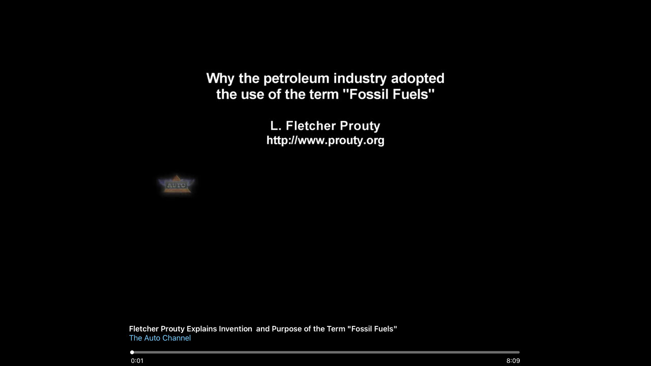 THE ORIGINS OF OIL- WHY THE PETROLEUM INDUSTRY ADOPTED THE USE OF TERM “FOSSIL FUEL”