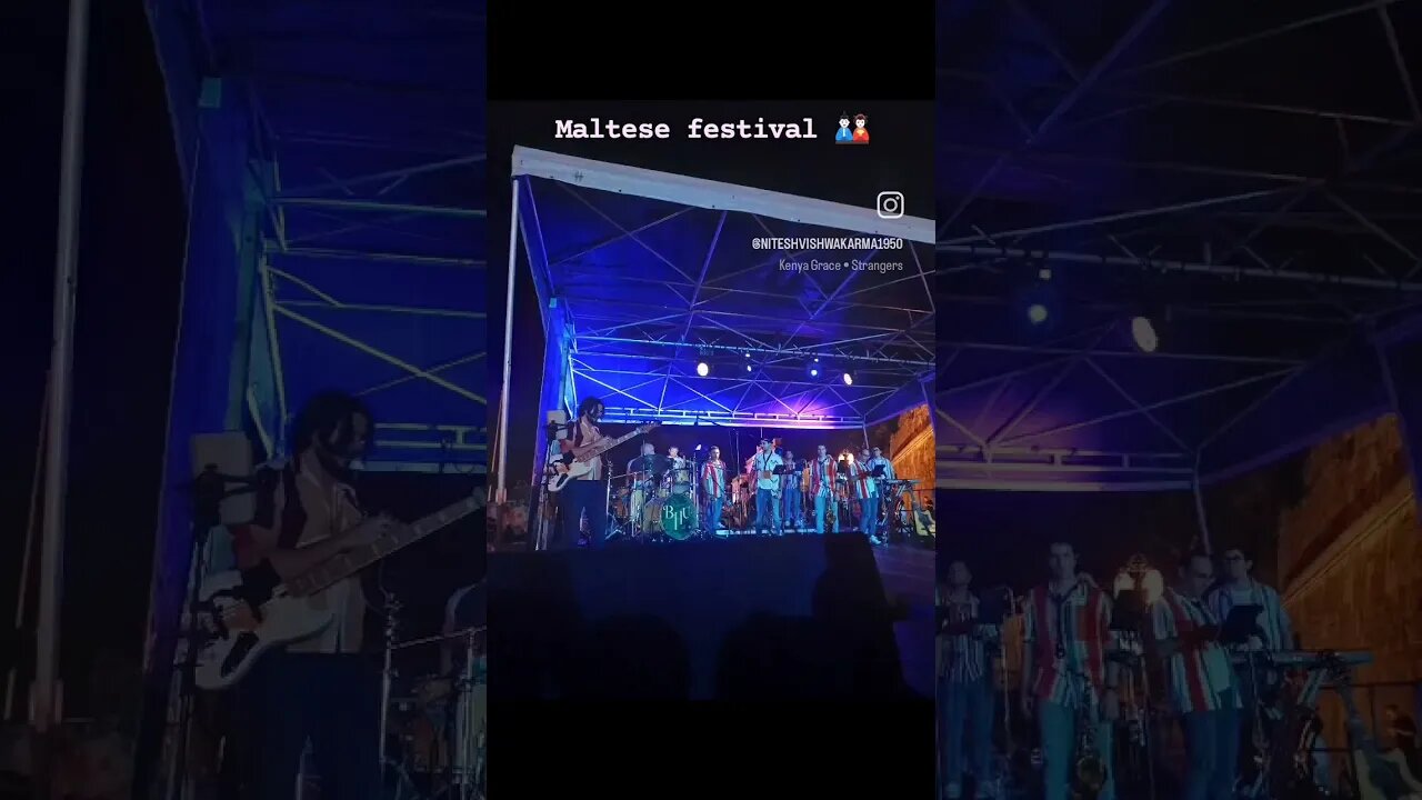 Maltese festival nights 🇲🇹#malta #travel #europeantravel #youtubeshorts #youtuber #maltajobforindia